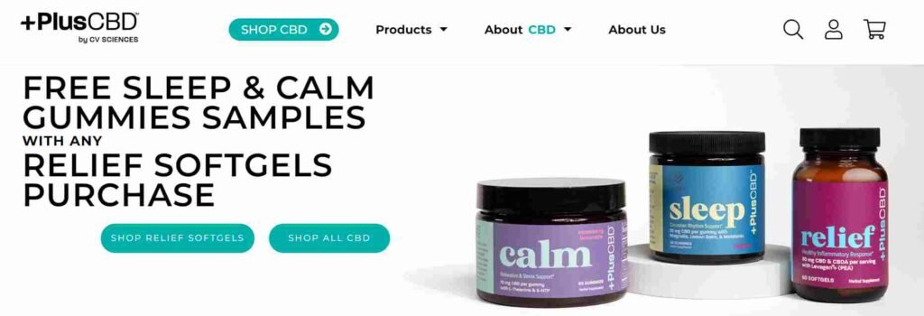 Plus CBD website img