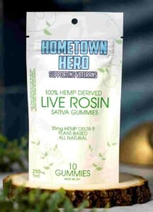 Hometown Hero Live Rosin Sativa Gummies