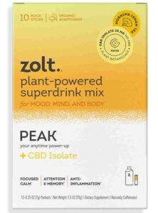 Zolt Morning Lemon Tea CBD drink image