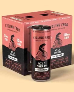 Cycling Frog THC+CBD seltzer drink image