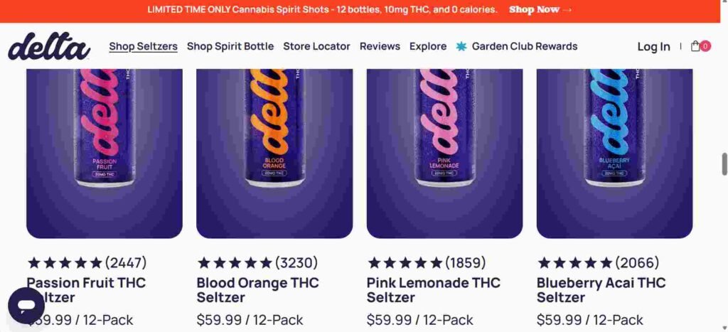 Delta Drink Website Image