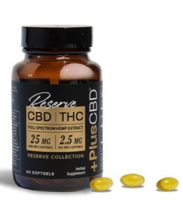 +Plus CBD Reserve CBD + THC Softgels image