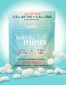 cbdMD Delta 9 THC Micro Mints image