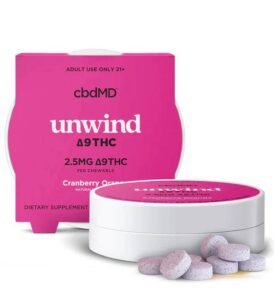 cbdMD Unwind delta 9 Tablets image